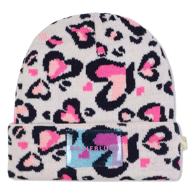 Gorro con estampado de leopardo BILLIEBLUSH 
                        NI&Ntilde;A