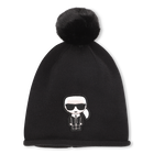 Gorro de punto KARL LAGERFELD KIDS 
                    NI&Ntilde;A