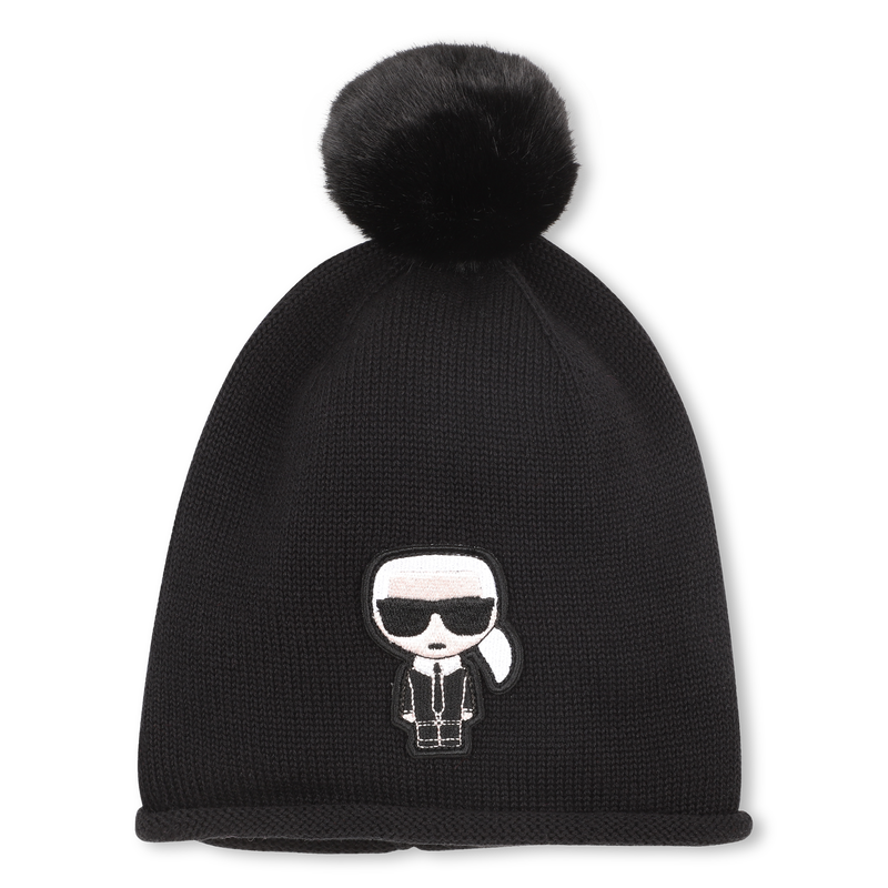 Gorro de punto KARL LAGERFELD KIDS 
                        NI&Ntilde;A