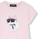Vestido manga corta KARL LAGERFELD KIDS 
                    NI&Ntilde;A