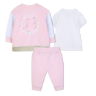 Conjunto de jogger KARL LAGERFELD KIDS 
                    NI&Ntilde;A