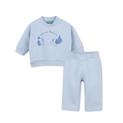 Conjunto de c&aacute;rdigan y pantal&oacute;n KENZO KIDS NI&Ntilde;O
