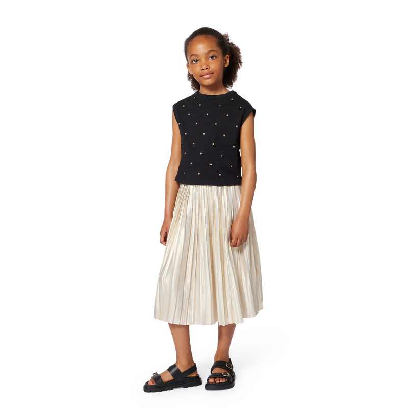 Camiseta algod&oacute;n de ceremonia MICHAEL KORS 
                        NI&Ntilde;A