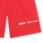 Bermudas de mulet&oacute;n de algod&oacute;n DKNY 
                    NI&Ntilde;O