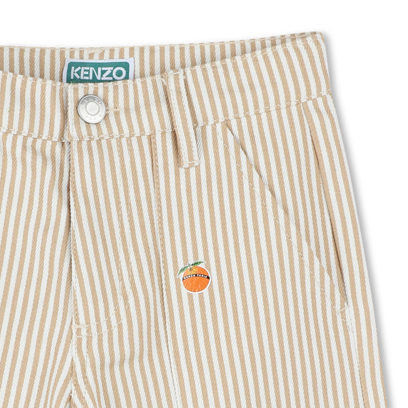 Bermudas de rayas y parches KENZO KIDS 
                        NI&Ntilde;O
