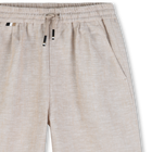 Pantalones cortos de lino BOSS 
                    NI&Ntilde;O