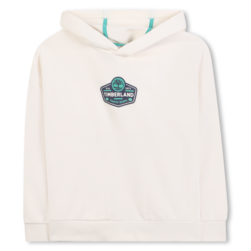 Sudadera con capucha de vell&oacute;n TIMBERLAND 
                        NI&Ntilde;O