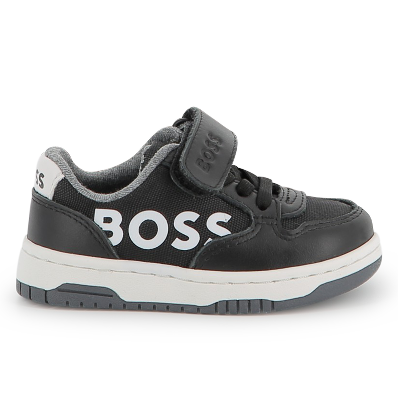 Zapatillas con cordones el&aacute;sticos BOSS 
                        NI&Ntilde;O