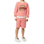 Bermudas de algod&oacute;n y rayas KENZO KIDS 
                    NI&Ntilde;O