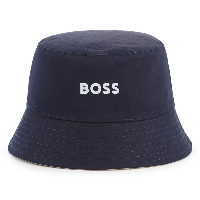 Gorro bimaterial reversible BOSS 
                        NI&Ntilde;O