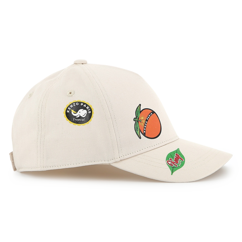 Gorra de algod&oacute;n estampada KENZO KIDS 
                        UNISEXO