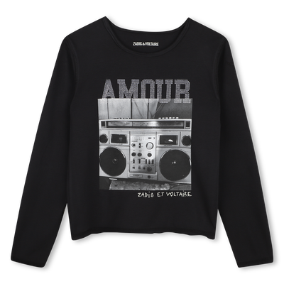 Camiseta de manga larga ZADIG & VOLTAIRE NI&Ntilde;A