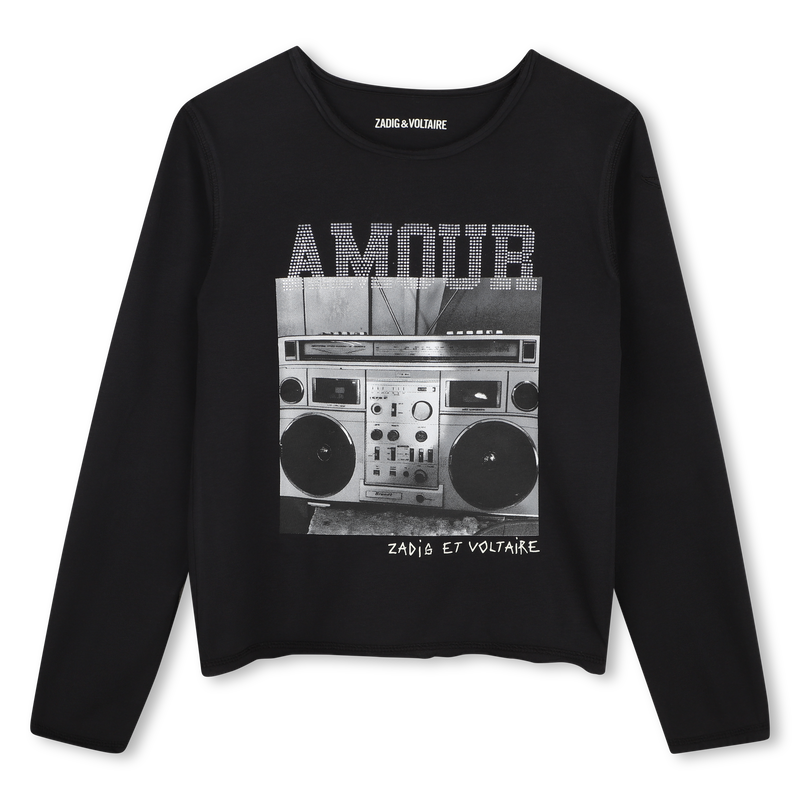 Camiseta de manga larga ZADIG & VOLTAIRE 
                        NI&Ntilde;A