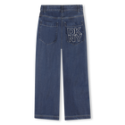 Pantalones anchos fluidos DKNY 
                    NI&Ntilde;A