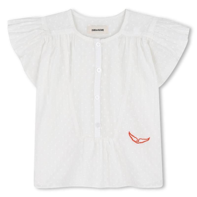 BLUSA DE MANGA CORTA ZADIG & VOLTAIRE 
                        NI&Ntilde;A