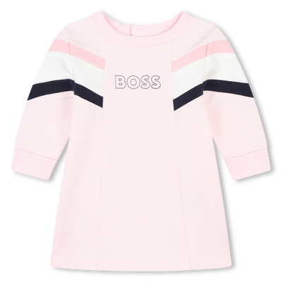 Vestido acampanado de mulet&oacute;n BOSS NI&Ntilde;A