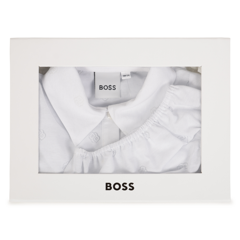 Conjunto de vestido y pololos BOSS 
                        NI&Ntilde;A