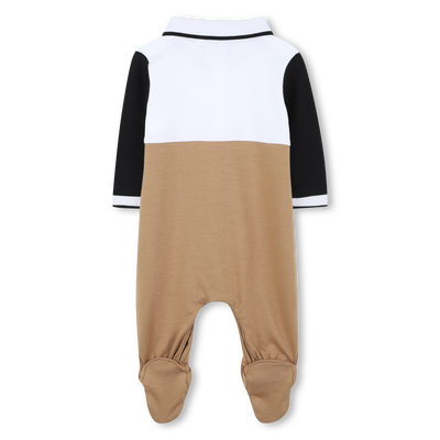 Pijama tricolor cuello de polo BOSS NI&Ntilde;O