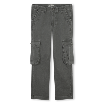 Pantal&oacute;n cargo con botones ZADIG & VOLTAIRE NI&Ntilde;O