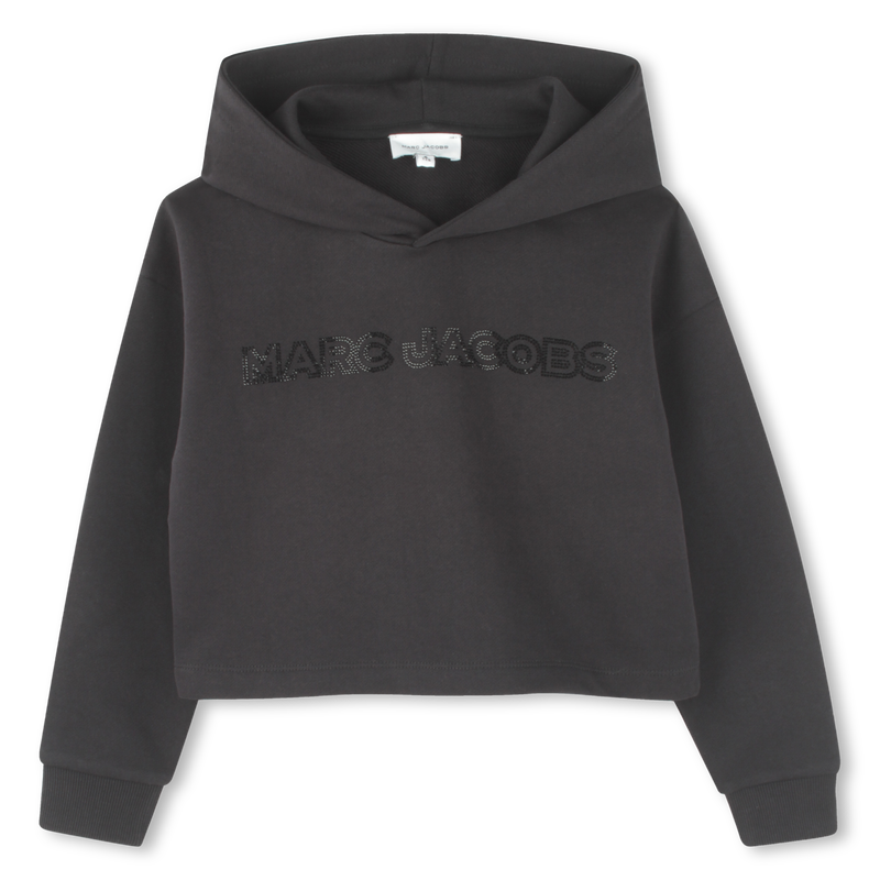 Sudadera corta de mulet&oacute;n MARC JACOBS 
                        NI&Ntilde;A