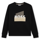 Sudadera fleece BOSS 
                    NI&Ntilde;O