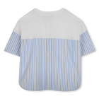 Camiseta bimateria estampada KARL LAGERFELD KIDS 
                    NI&Ntilde;A