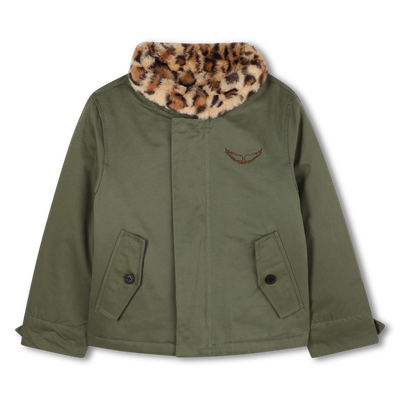 Chaqueta de sarga con bolsillos con solapa ZADIG & VOLTAIRE NI&Ntilde;A