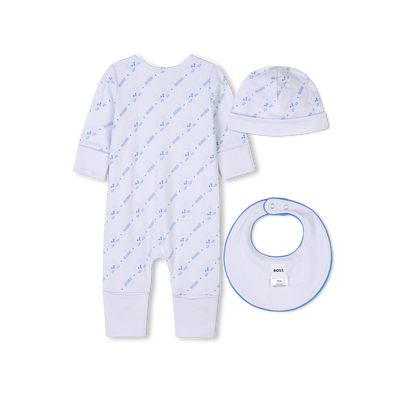 Conjunto de pijama y babero BOSS NIÑO