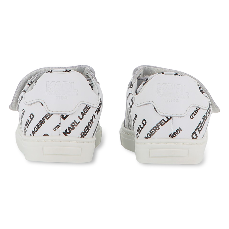 Deportivas de piel con velcro KARL LAGERFELD KIDS 
                        UNISEXO