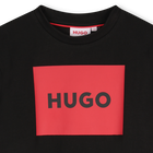 Camiseta algod&oacute;n y manga corta HUGO 
                    NI&Ntilde;O