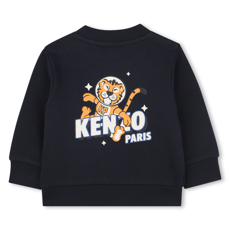 Sudadera de vell&oacute;n cepillado KENZO KIDS 
                        NI&Ntilde;O