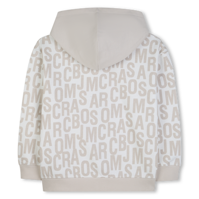 SUDADERA CON CAPUCHA CON CREMALLERA MARC JACOBS NI&Ntilde;O