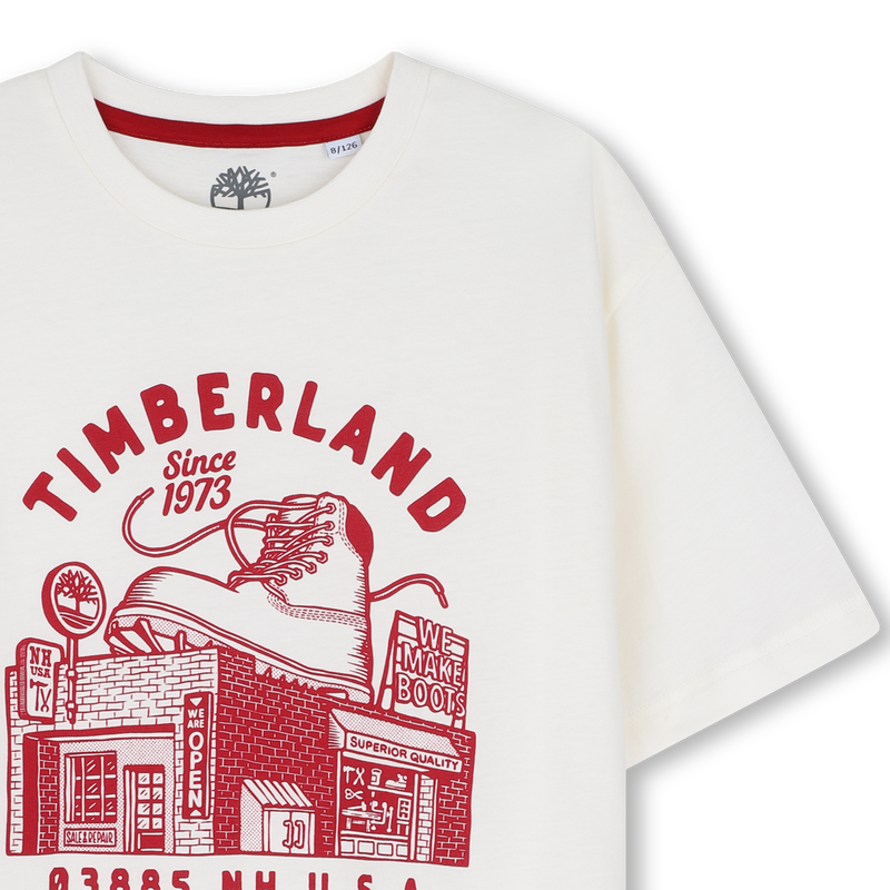 Camiseta de mangas cortas TIMBERLAND 
                        NI&Ntilde;O