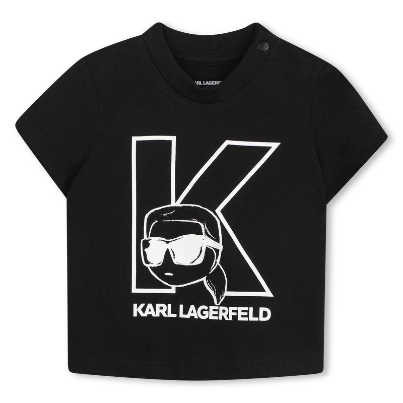CONJUNTO DE CAMISETA Y BERMUDAS KARL LARGERFELD KIDS 
                        NI&Ntilde;O