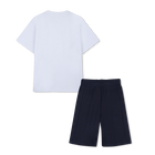 Conjunto camiseta + bermudas BOSS 
                    NI&Ntilde;O