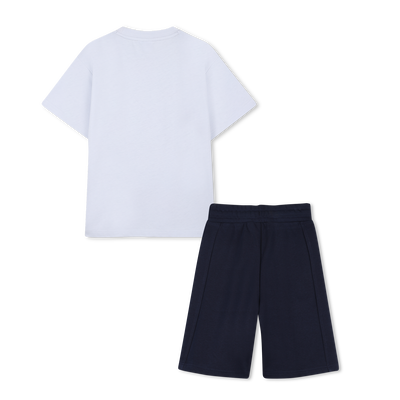CONJUNTO CAMISETA + BERMUDAS BOSS NI&Ntilde;O