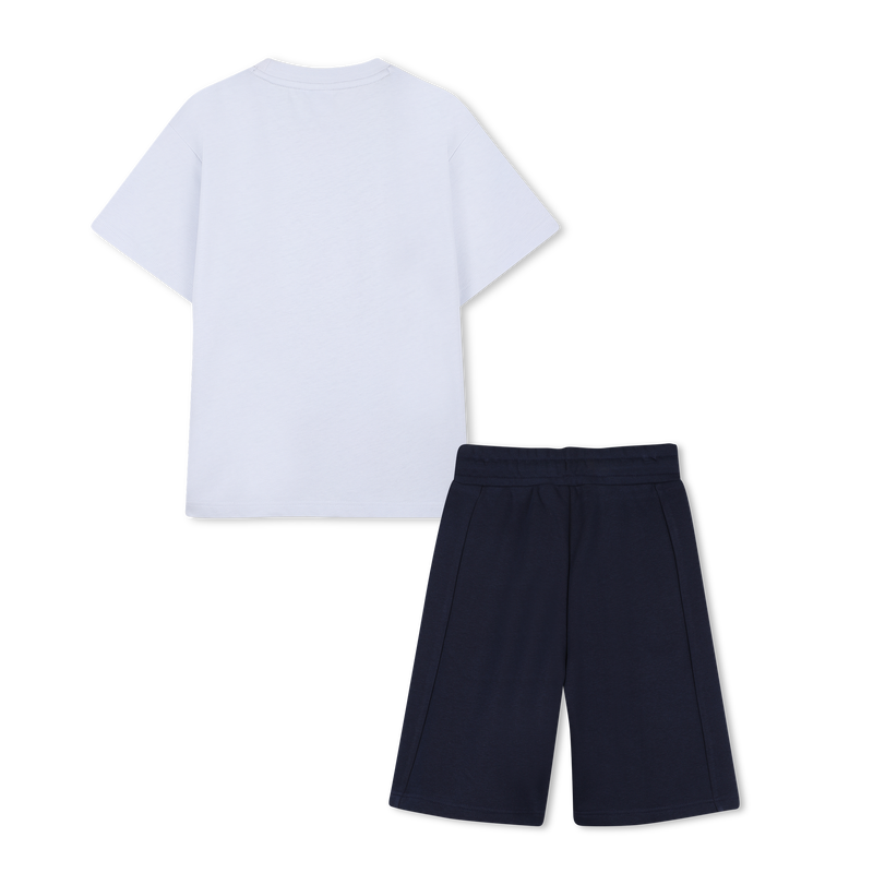 CONJUNTO CAMISETA + BERMUDAS BOSS 
                        NI&Ntilde;O