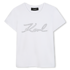 Camiseta de manga corta KARL LAGERFELD KIDS 
                    NI&Ntilde;A