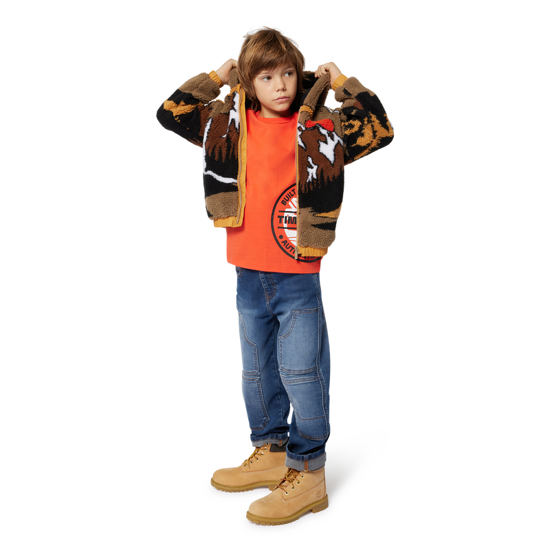 Camiseta con logo estampado TIMBERLAND 
                        NI&Ntilde;O