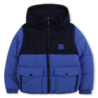 Plum&iacute;fero con mangas y capuchas desmontables TIMBERLAND 
                    NI&Ntilde;O