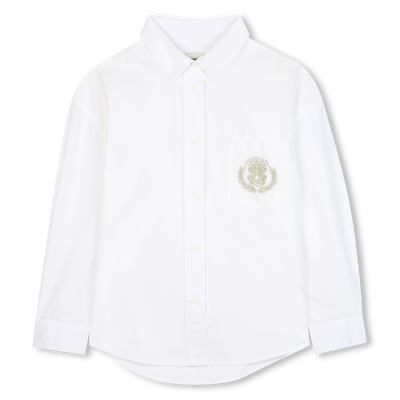 Camisa de popelina de algodón SONIA RYKIEL NIÑA