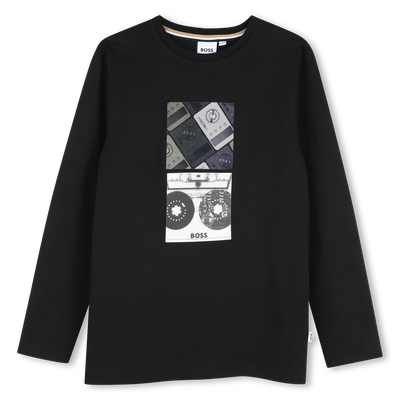 Camiseta de manga larga BOSS NI&Ntilde;O