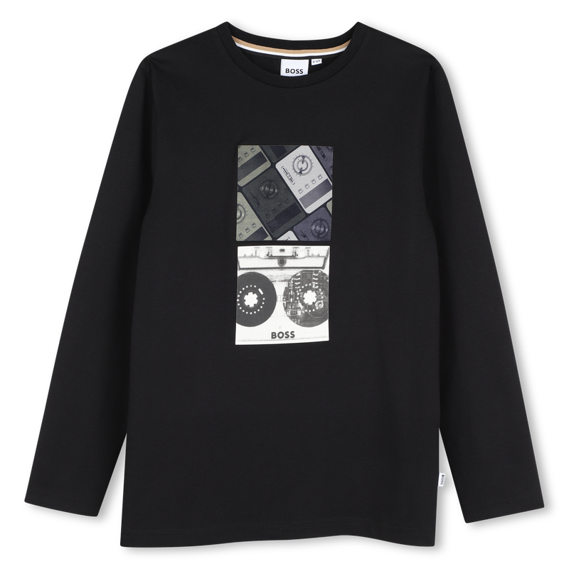 Camiseta de manga larga BOSS 
                        NI&Ntilde;O