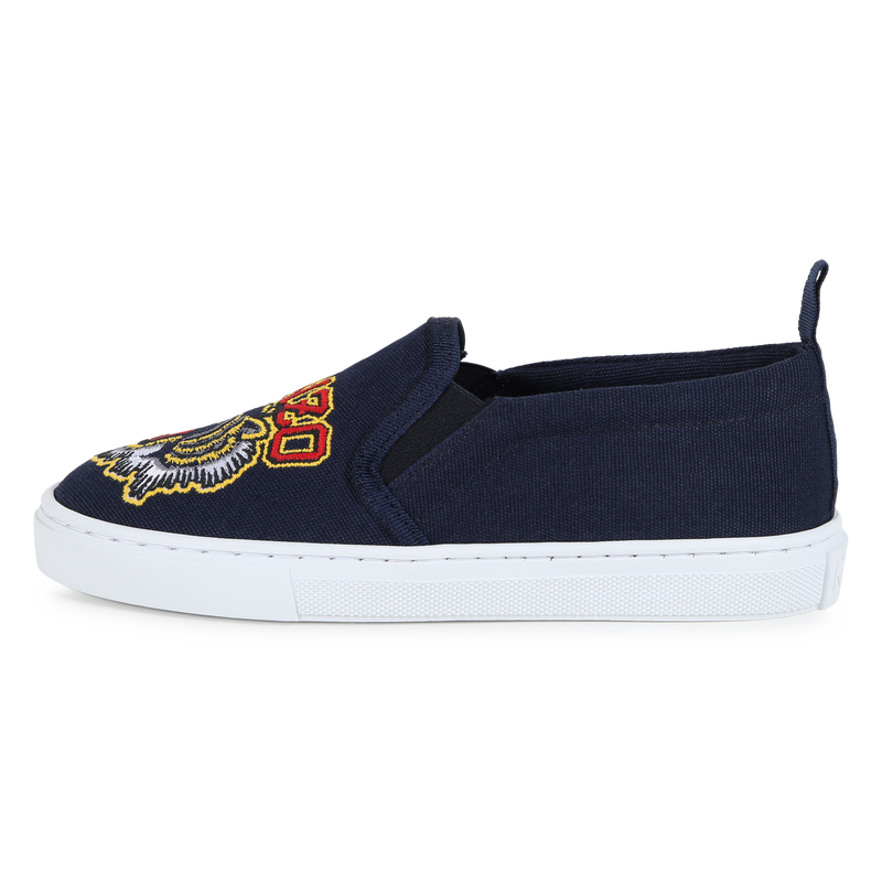 Zapatos con tigre bordado KENZO KIDS 
                        UNISEXO