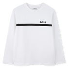 Camiseta de manga larga, BLANCO, hi-res