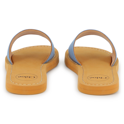 CHANCLAS DE PIEL DE OVEJA CHLOE NI&Ntilde;A