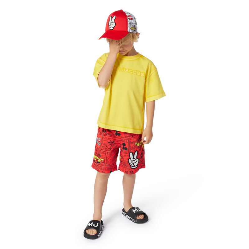 Camiseta de algod&oacute;n bordada MARC JACOBS 
                        UNISEXO