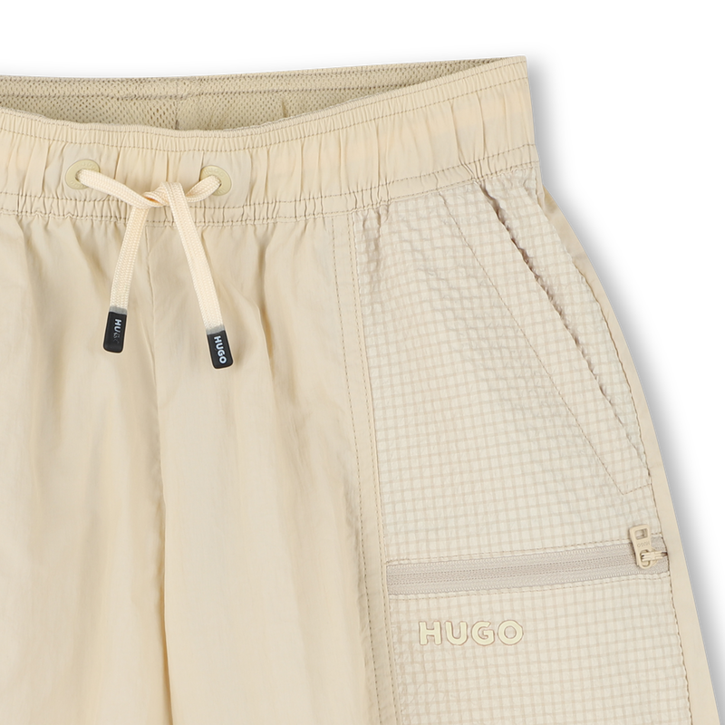 Bermudas de cintura el&aacute;stica HUGO 
                        NI&Ntilde;O