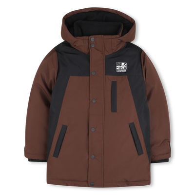 Parka con capucha HUGO NI&Ntilde;O
