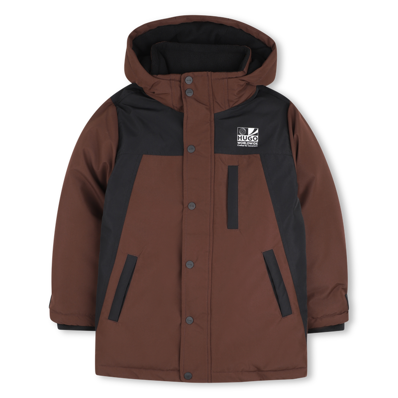 Parka con capucha HUGO 
                        NI&Ntilde;O